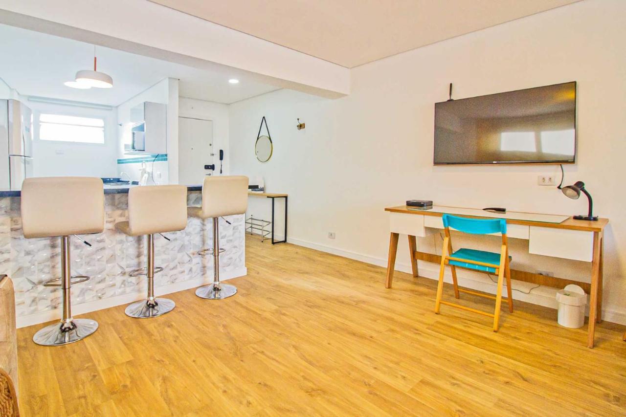 Apto Com Wifi E Home Office No Centro De San Paolo Esterno foto